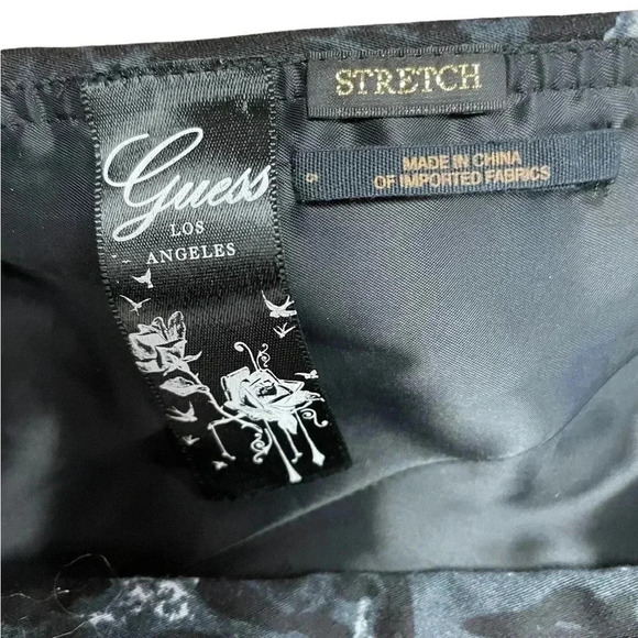 Guess Los Angeles Stretch Mini Animal Print Sleeveless Dress Size Small - Picture 11 of 11